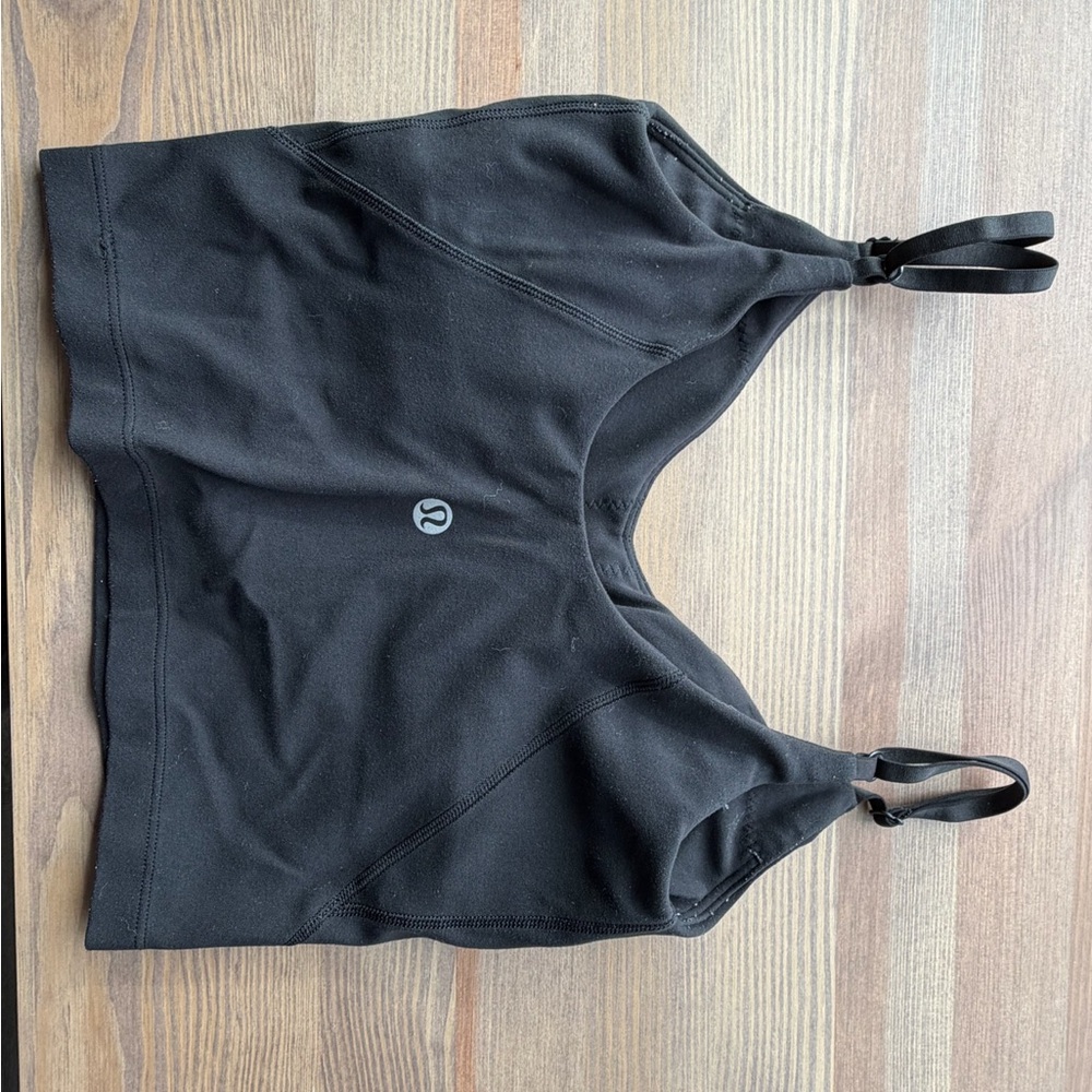lululemon athletica Black Adjustable-Strap Workout Tank